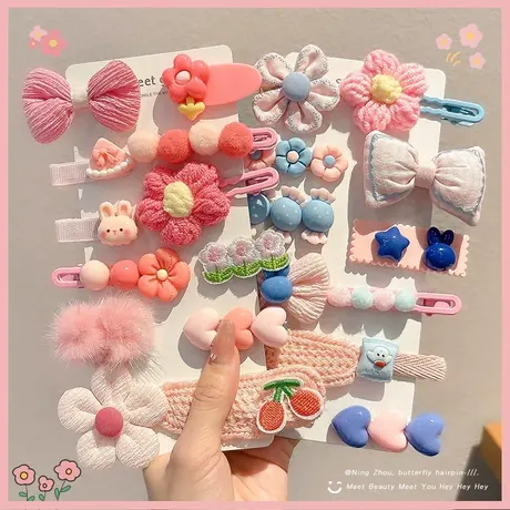 Flower hair clip sets — supplier listing photo
