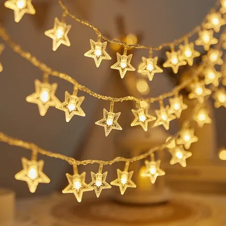 Solar star string lights — supplier listing photo