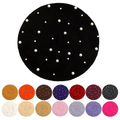 Pearl wool beret — supplier listing photo