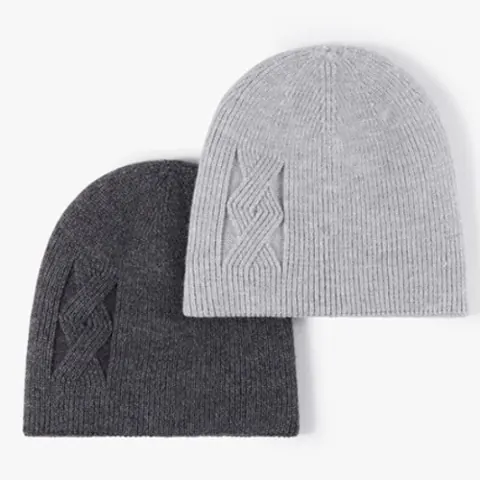 Rib-knit beanie — supplier listing photo