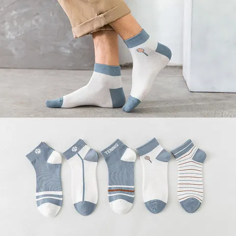 Striped ankle socks — supplier listing photo
