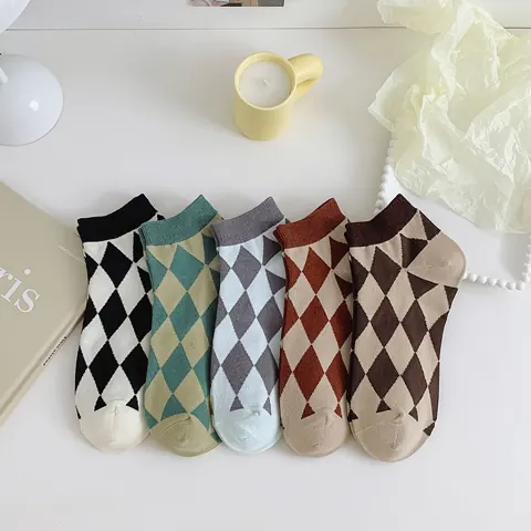 Argyle cotton socks — supplier listing photo