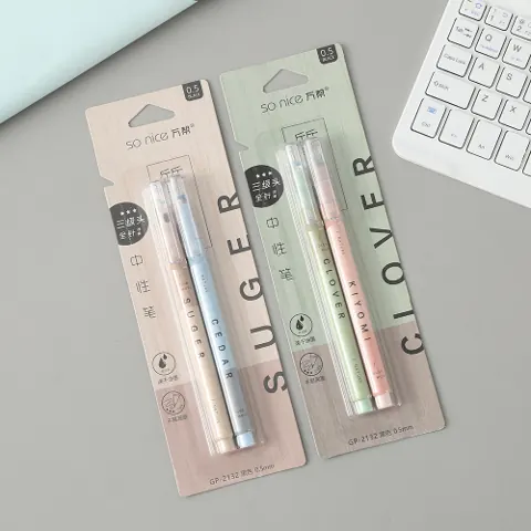 Needle-tip gel pens, 0.5 mm (2-pack) — supplier listing photo